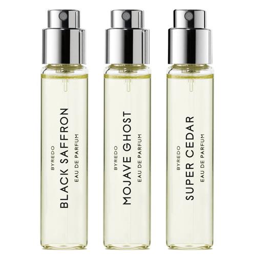 'La Sélection Boisée Fragrance Discovery Set' by Byredo, $149 at [Mecca](https://www.mecca.com.au/byredo/la-selection-boisee-fragrance-discovery-set/I-027700.html?cgpath=fragrance-fragrancesets|target="_blank"|rel="nofollow").
