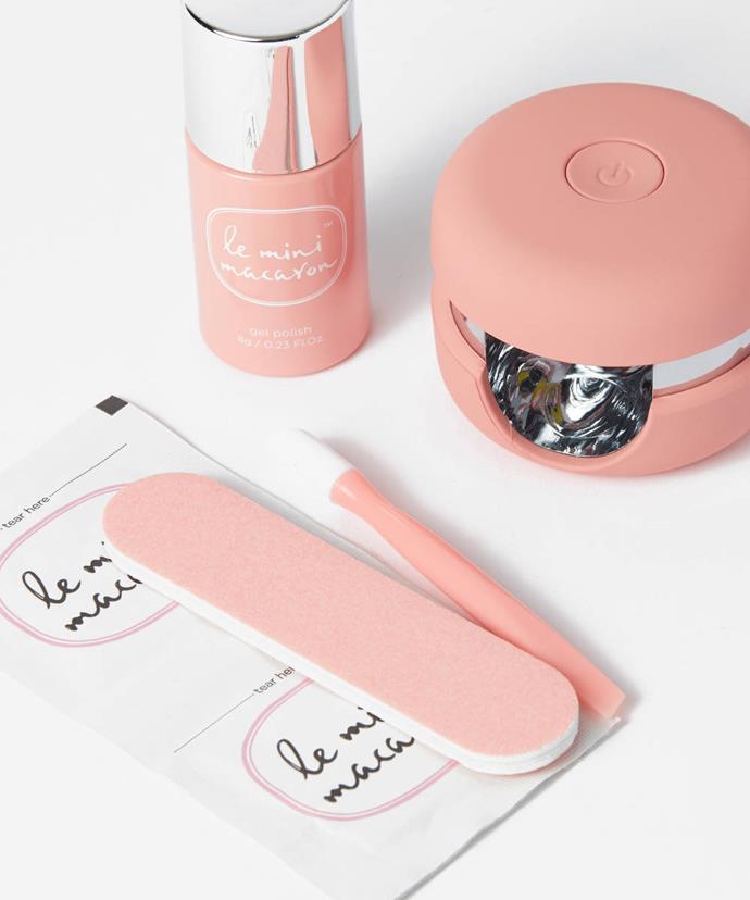 Rose Creme Gel Manicure Kit by Le Mini Macaron, $59.95 at [Beauty Bay](https://fave.co/39RxY5l|target="_blank"|rel="nofollow")