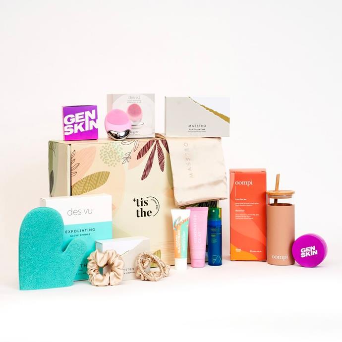 ***'Tis The Box*** <br><br>
Known for their health, beauty and lifestyle offerings, their seasonal box introduce premium products that you're guaranteed to love. Better yet, you can customise elements of your box so you aren't handing over complete control. Plus,  $1 from every box goes to the Koala Kids Foundation. <br><br>
*Shop at: ['Tis The Box](https://tisthe.com/|target="_blank"|rel="nofollow")* <br>
*Image: [@tisthebox](https://www.instagram.com/tisthebox/|target="_blank"|rel="nofollow")*
