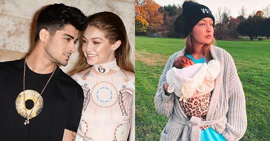 Gigi Hadid And Zayn Malik Have Released Baby's Name | ELLE Australia