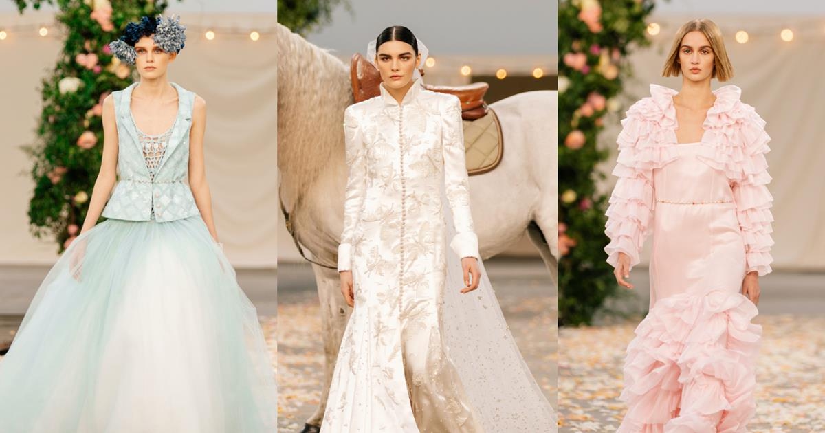 Chanel Threw A Chic Micro-Wedding For Spring 2021 Haute Couture