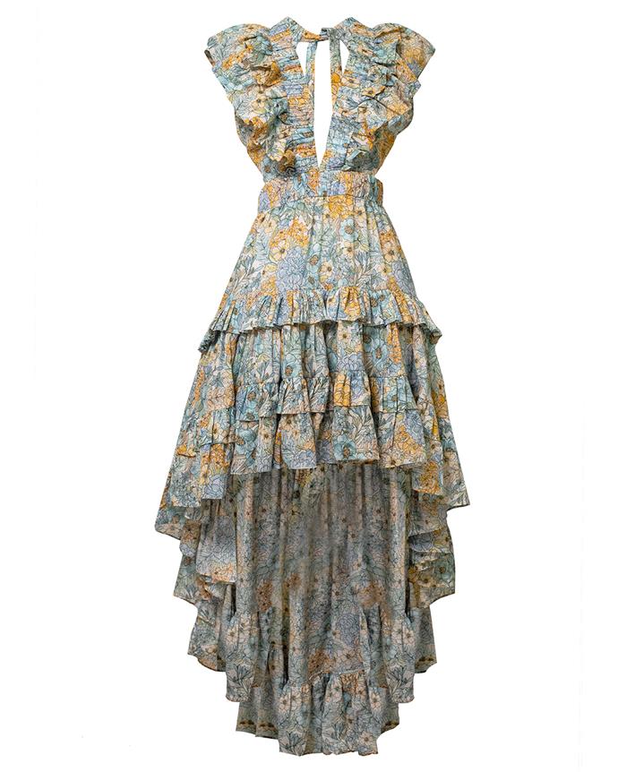 Botanic Dress by Magali Pascal, $849 at [Magali Pascal](https://au.magalipascal.com/products/botanic-dress-eden-print?_pos=7&_sid=83e3aab73&_ss=r&variant=33315906125901|target="_blank"|rel="nofollow")