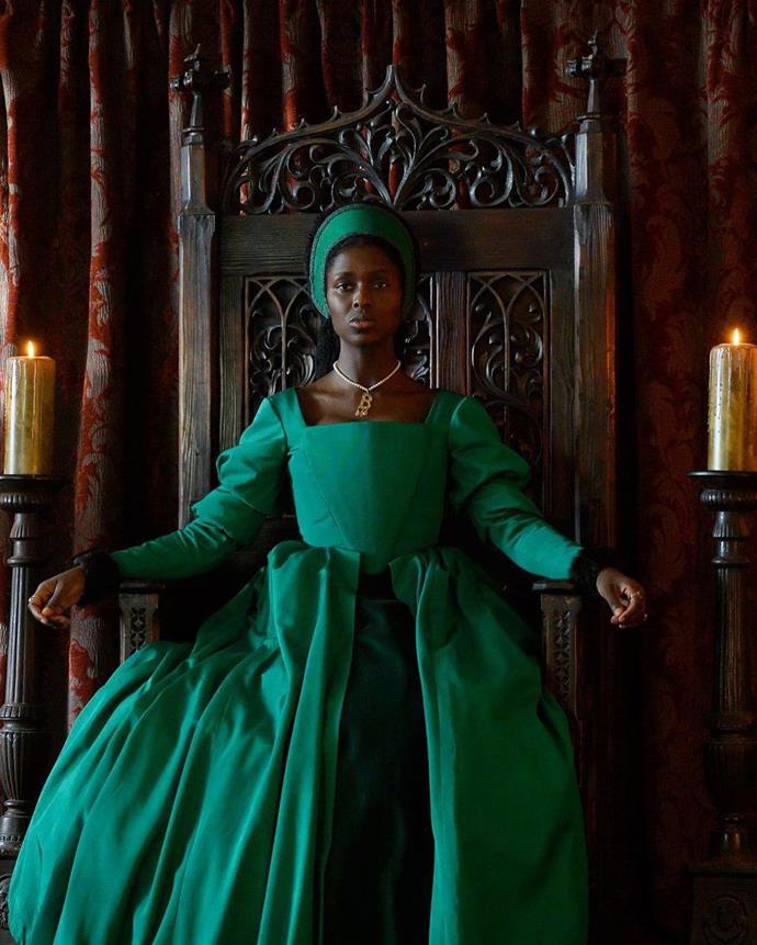 Jodie Turner-Smith as Anne Boleyn. *Image: Fable Pictures*.