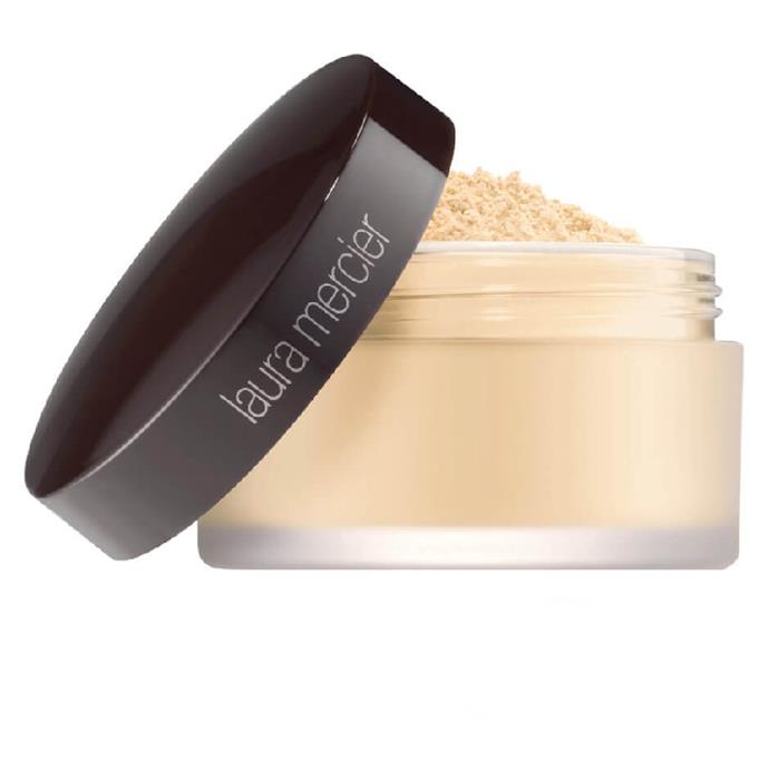 Translucent Loose Setting Powder by Laura Mercier, $59 at [MECCA](https://fave.co/2Pky7WW|target="_blank"|rel="nofollow").