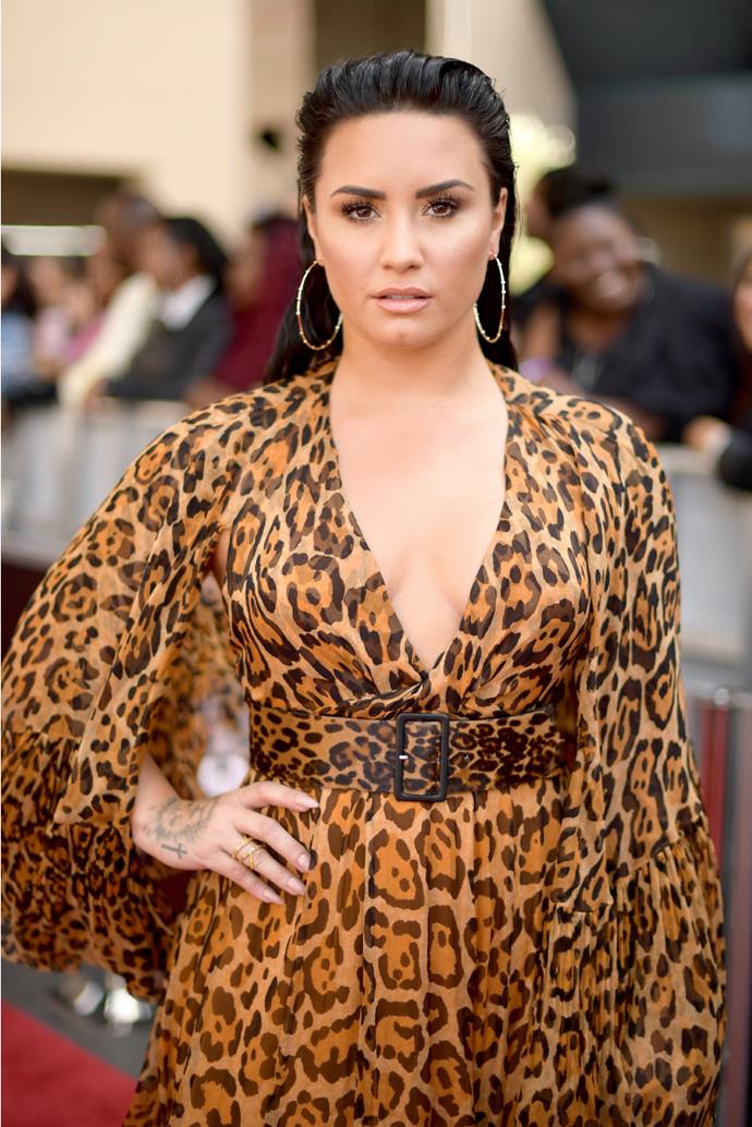 **Demi Lovato**
<br><br>
Revealing her sexual identity in an interview on [*The Joe Rogan Experience*](https://open.spotify.com/episode/2zGIaXArqPPyYZP7HY8ogN?si=UAhPshg8RqGtGPwVTeO9Pg|target="_blank"|rel="nofollow"), she spoke out about her preference in sexual partner and admitted that she isn't sure if she'll end up with a male or female partner—or if she'll ever be pregnant.
<br><br>
"In this moment I want to adopt [children] for sure," she explained. "I also don't know if I'm going to end up with a guy, so I can't really see myself even getting pregnant."
<br><br>
"I don't know. I'm so fluid now, and a part of the reason why I am so fluid is because I was super closeted off."
<br><br>
Rogan then asked if "sexually fluid" meant she was romantically interested in both men and women. "Yeah, pansexual," Lovato responded. "[I like] anything, really."