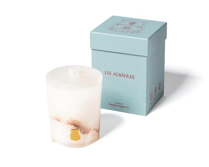 Fill mum's home with the classic scent of Trudon's Ernesto candle, whose smokey, woody warmth is perfect for the cooler seasons. Housed in a stunning alabaster vessel, this candle doubles as an *object d'art*. 
<br><br>
*Trudon Les Albatres Ernesto Alabaster Candle, $299 from [Matches Fashion](https://www.matchesfashion.com/au/products/1415330|target="_blank")*