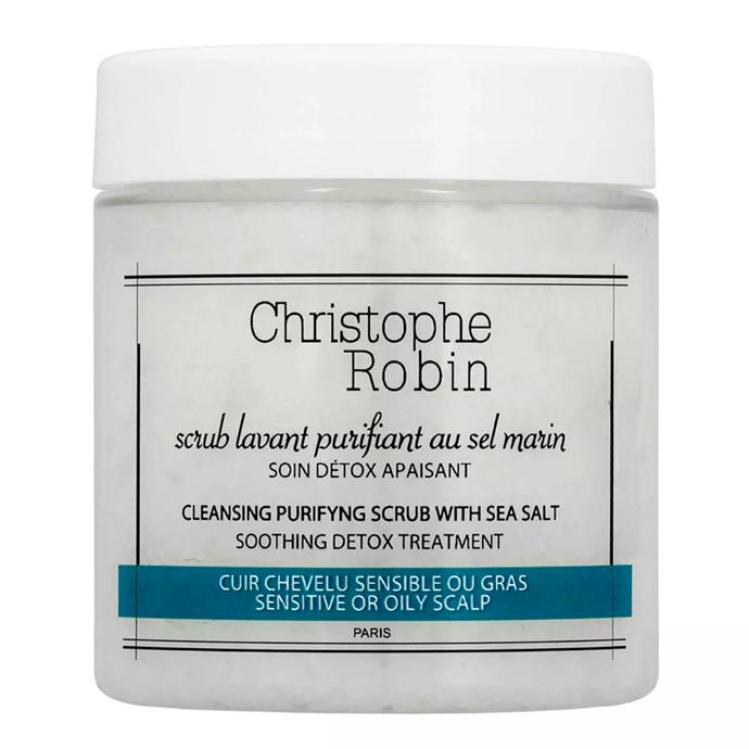 Cleansing Purifying Scrub with Sea Salt by Christophe Robin, $69 at [Adore Beauty](https://fave.co/357yKaX|target="_blank"|rel="nofollow").