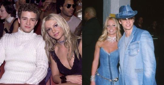 Justin britney on did with cheat who Britney Spears