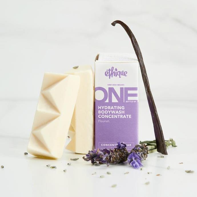 **Opt For Bar Soap Or Concentrates**<br><br>

If it ain't broke, why did we fix it with excessive packaging, labelling and dilution with *water*? Bar soap is widely available, often completely packaging and plastic-free, and is also usually more concentrated than bottled body wash counterparts. (Often less expensive too.)<br><br>

If you're still searching for the perfect shampoo and conditioner bars for your hair—those can be tricky—bar soap is the waste-free bathroom swap that everyone can get behind.<br><br>

For those whose bodywash bottles are a bathroom non-negotiable, opt for a concentrate. New Zealand-based sustainability focused brand Ethique offers a myriad of plastic-free haircare, bodycare and skincare products. The concentrates range is both well-formulated—with options for a range of [hair](https://ethiqueworld.com/collections/shampoo#|target="_blank"|rel="nofollow") and [skin](https://ethiqueworld.com/collections/cleanse|target="_blank"|rel="nofollow") types—and quite fun and satisfying to use. Simply break up the bars, add hot water, mix well and enjoy feeling like a cosmetic chemist.<br><br>

*Hydrating Bodywash Concentrate, $14 from [Ethique](https://go.skimresources.com?id=105419X1569491&xs=1&url=https%3A%2F%2Fethiqueworld.com%2Fproducts%2Fhydrating-bodywash-concentrate-for-all-skin-types|target="_blank"|rel="nofollow").*