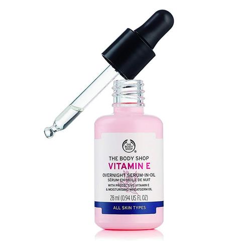 Vitamin E Overnight Serum-In-Oil, $35 at [The Body Shop](https://fave.co/3eiK3Ca|target="_blank"|rel="nofollow").