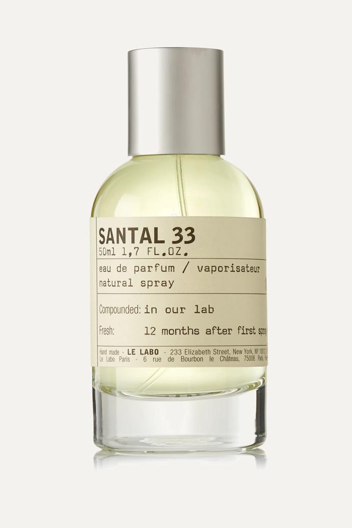 **[Le Labo Santal 33, $292](https://www.mecca.com.au/le-labo/santal-33-50ml/I-011641.htm|target="_blank"|rel="nofollow")**
A cult classic for a reason, this fragrance is big and bold. With notes of sandalwood, cedarwood and musk, it's filled with spice and an addictive, alluring quality.