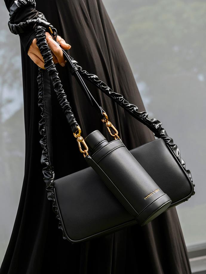 **[Riley Ruched Strap Bottle Holder](https://www.charleskeith.com/au/accessories/CK18-10680940_BLACK.html?utm_source=collab-elle-au&utm_medium=affiliate&utm_campaign=fall-collection-2021&utm_content=editorial|target="_blank"|rel="nofollow")**

Just when you thought this collection couldn't get more inventive, we present to you: The stylish bottle holder you never knew you needed. We all know it's important to stay hydrated at all times, and the Riley bottle holder will be your new BFF, ensuring a refreshing sip of water is available 24/7.  The ruched strap serves to elevate your outfit, but it can also be easily removed so the holder can sit on your desk while you work. Chic and healthy, we love to see it!


Sponsored by [CHARLES & KEITH](https://www.charleskeith.com/au/curated/latest-season-collection-2021?utm_source=collab-elle-au&utm_medium=affiliate&utm_campaign=fall-collection-2021&utm_content=editorial|target="_blank"|rel="nofollow")