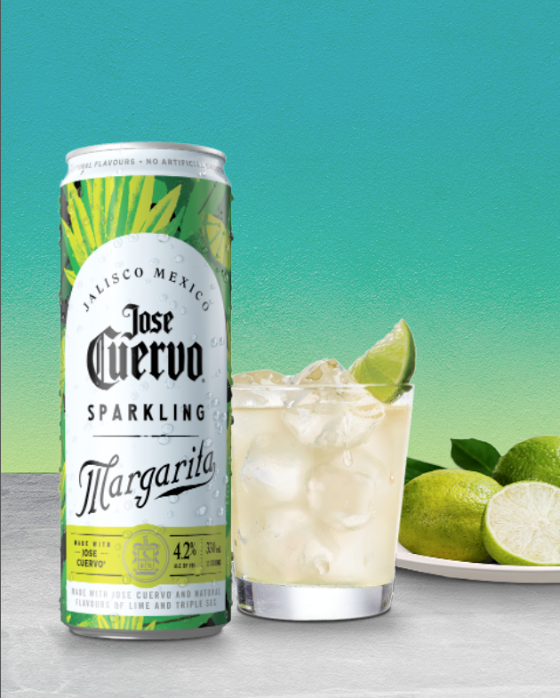 **Jose Cuervo Margarita**
<br><br>
A ready-to-drink margarita in a can is our idea of heaven, and now it's a reality. Zesty lime, triple sec and of course, tequila all play together perfectly — all you need to do is add some ice!
<br><br>
*[Shop here.](https://www.liquorland.com.au/spirits/jose-cuervo-sparkling-margarita-330ml_4470550|target="_blank"|rel="nofollow")*