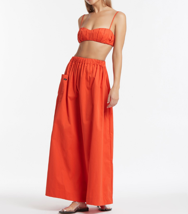 **Anja Tucked Bralette, $240 from [SIR, shop here](https://sirthelabel.com/collections/new-arrivals-2/products/anja-tucked-bralette-1|target="_blank")** 

**Anja Midi Skirt, $290 from [SIR, shop here](https://sirthelabel.com/collections/new-arrivals-2/products/anja-midi-skirt|target="_blank")**