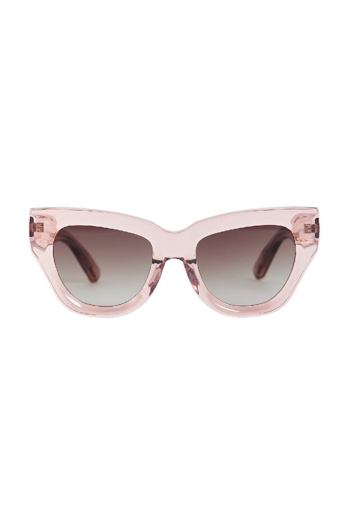 Sustainable and stylish. 
<br><br>
These contemporary and classic frames compliment any summer wardrobe, all while protecting you from the summer rays.
<br><br>
The timeless style and pop of bubblegum pink will have you reaching for these shades all season and beyond.
<br><br>
**Aje X Local Supply The Catfarer Sunglasses**, $225.00 at [Aje](https://ajeworld.com.au/products/local-supply-x-aje-the-catfarer-pink-brown-gradient|target="_blank"|rel="nofollow")