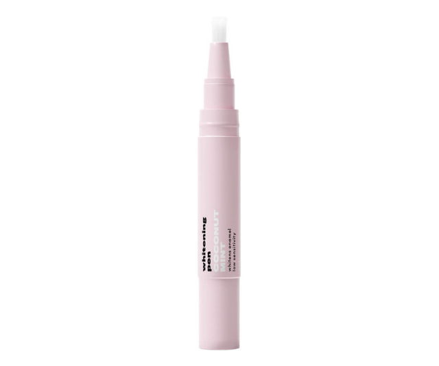 **Gem Whitening Pen, $19.95 from [MECCA](https://www.mecca.com.au/gem/whitening-pen/I-050526.html|target="_blank")** 
<br><br> 
For those with sensitive teeth, this little gem (pun absolutely intended) packs quite a punch thanks to its food-grade hydrogen peroxide formula. It also has a deliciously coconut minty flavour which makes the 30 minutes developing time a real treat. 
<br><br> 
[Shop here](https://www.mecca.com.au/gem/whitening-pen/I-050526.html|target="_blank")