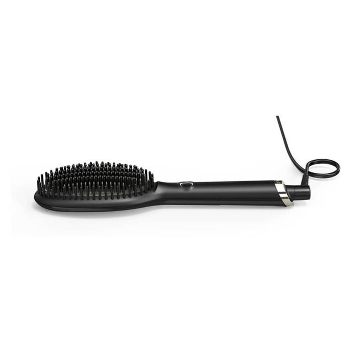 **Glide Smoothing Hot Brush by ghd**
<br><br>
Tames stubborn strands and calms down frizz, the Glide Smoothing Hot Brush is a heated brush that uses its ceramic and ionic technology to create silky hair quickly. Its combination of high density short and long bristles make it easier to style large sections of hair at once, meaning less damage to your strands.
<br><br>
*Glide Smoothing Hot Brush by ghd, $240 at [Adore Beauty](https://www.adorebeauty.com.au/ghd/ghd-glide-professional-hot-brush.html|target="_blank"|rel="nofollow").*