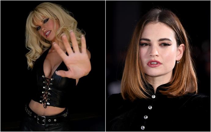 We'll start with the most recent (and one of the most impressive) transformations—British actor Lily James transformed into famed model and actor Pamela Anderson for 2022 television series, *[Pam & Tommy](https://www.elle.com.au/celebrity/lily-james-pam-and-tommy-trailer-26259|target="_blank")*, which centres around the unsolicited distribution of *that* sex tape they made together following their wedding in 1995. Between the bouncy blonde waves and dramatic eye makeup, we definitely did a double take. 