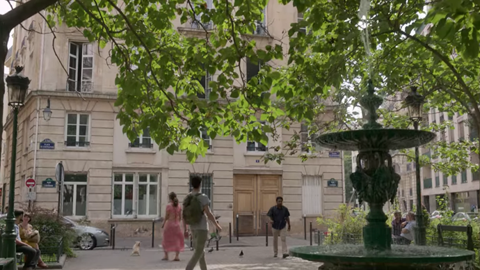 A shot of Emily Cooper's home in 'Emily In Paris'. Image: Netflix