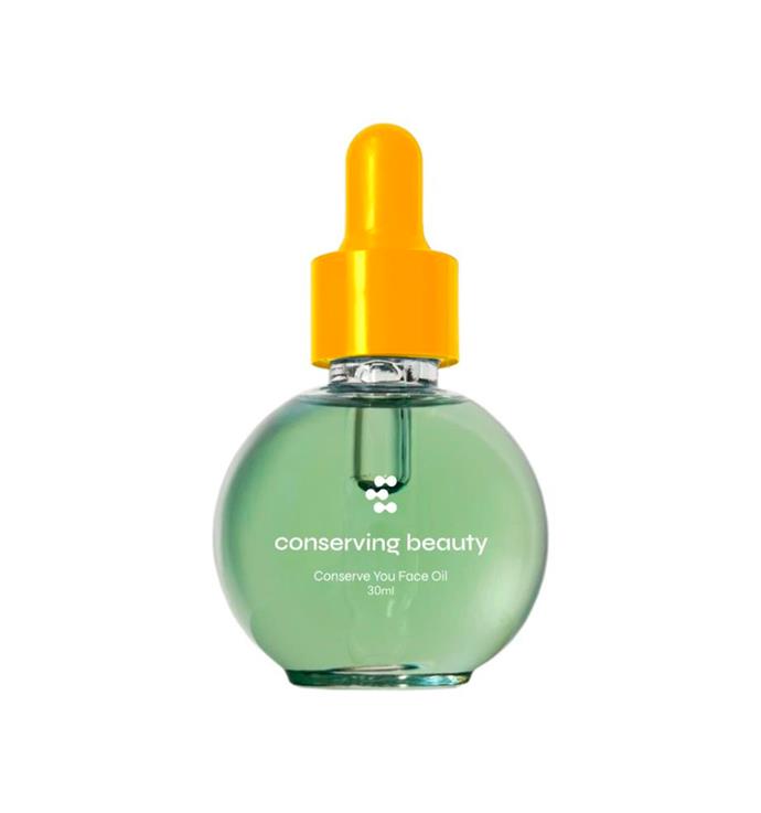 *Conserve You Face Oil by Conserving Beauty, $55 at [Conserving Beauty](https://www.conservingbeauty.com/collections/waterless-beauty/products/conserve-you-face-oil|target="_blank"|rel="nofollow").*