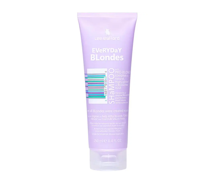 **Bleach Blondes Everyday Shampoo by Lee Stafford, $16 at [Kogan](https://www.kogan.com/au/buy/mighty-ape-lee-stafford-bleach-blondes-everyday-shampoo-250ml-29101488|target="_blank")** 
<br><br>
If you're looking for a blonde refresher that you can sub in daily (without draining your wallet or over-toning), take comfort in the fact that this bargain buy is gentle enough to do just that. When we say gentle, we don't mean ineffective, though; it gets the job done, it just doesn't go OTT.