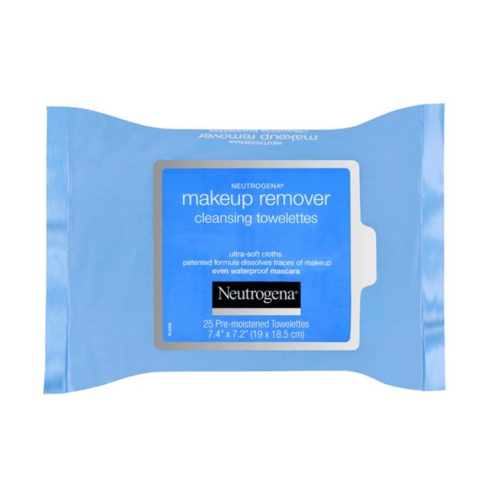 *Makeup Remover Cleansing Towelettes by Neutrogena, $4.79 at [Priceline](https://www.priceline.com.au/neutrogenar-makeup-remover-cleansing-towelettes-25-pack|target="_blank"|rel="nofollow").*