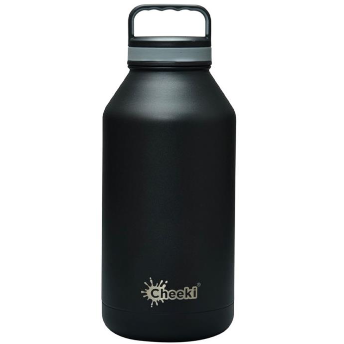 Cheeki Chiller Bottle, $74.95 from [Biome](https://www.biome.com.au/cheeki-water-bottles/25886-cheeki-chiller-insulated-bottle-19-litre-black.html|target="_blank"|rel="nofollow")