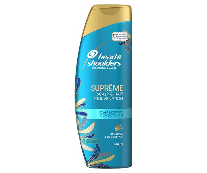 **[Head & Shoulders Supreme Moisture & Smooth Shampoo](https://www.headandshoulders.com.au/en-au/shop-products/anti-dandruff-shampoo/supreme-moisture-anti-dandruff-shampoo|target="_blank"|rel="nofollow"), $15.99 at [Woolworths](https://www.woolworths.com.au/shop/productdetails/679035/head-shoulders-supreme-moisture-anti-dandruff-shampoo|target="_blank"|rel="nofollow")**<br><br>

Did you know that oily hair and an oily scalp is one of the causes of dandruff? Get rid of dandruff, say goodbye to greasy hair and reveal your best hair ever with this anti-dandruff shampoo, which has the dual benefit of rejuvenating your scalp and hair for healthy-looking locks. The formula includes argan oil, dubbed 'liquid gold', providing essential nutrients like vitamin A, E, and antioxidants to protect both your hair and scalp.  Dandruff treatment begins at the scalp, making this one of our top picks of the best shampoo for oily hair in Australia. For the ultimate dandruff treatment, pair with [Head & Shoulders Supreme Moisture & Smooth Conditioner](https://www.headandshoulders.com.au/en-au/shop-products/dandruff-conditioner/supreme-moisture-scalp-and-hair-creme-conditioner|target="_blank"|rel="nofollow"), which contains anti-dandruff actives for two times more dandruff-fighting power.