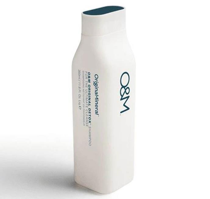 **O&M Original Detox Shampoo, $36.95 at [Adore Beauty](https://www.adorebeauty.com.au/o-m-original-mineral/o-m-original-detox-shampoo.html|target="_blank")**<br><br>

Also formulated with cleansing peppermint and therapeutic tea tree, this gentle shampoo works to neutralise and balance excess oil from the hair and scalp without drying it out.