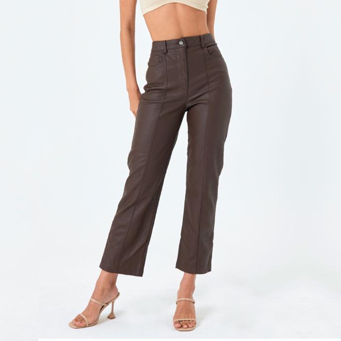 Faux Leather Stitch Detail Pant by Glassons, $69.99 at [Glassons](https://www.glassons.com/p/faux-leather-stitch-detail-pant-pw49820new-hot-cocoa|target="_blank"|rel="nofollow").