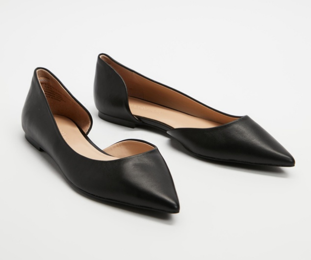 Atmos&Here Kasey Leather D'Orsay Flats, $109.99; available at [THE ICONIC](https://www.theiconic.com.au/kasey-leather-d-orsay-flats-1396174.html|target="_blank")