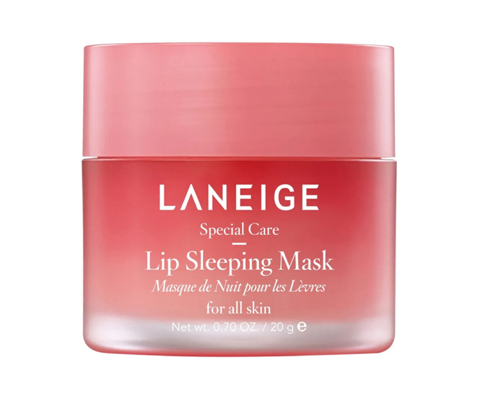 **Lip Sleeping Mask by Laneige, $28 at [Sephora](https://www.sephora.com.au/products/laneige-lip-sleeping-mask/v/berry-202818|target="_blank"|rel="nofollow")**
<br></br>
'Mask' may be its official moniker, but this sweet-smelling hyaluronic acid and berry blend also moonlights as a majestically hydrating all-day balm. In fact, its replenishing powers are so spectacular that Kendall Jenner carries one in her handbag on the daily (for moisture *and* gloss), and if that won't convince you, nothing will.