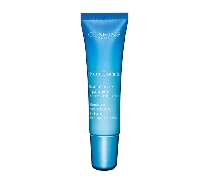 **Hydra-Essential Moisture Replenishing Lip Balm by Clarins, $33 at [Adore Beauty](https://www.adorebeauty.com.au/clarins/clarins-hydra-essentiel-moisturise-repairing-lip-balm.html|target="_blank"|rel="nofollow")**
<br></br>
You work hard all day, and so should your lip balm. Formulated with blue lotus wax for a deeply replenishing treatment, it leaves a subtle pink tint and a layer of protection that holds on tight for hours. So if reapplying every 12 seconds is the bane of your balm-reliant existence, take solace in the fact that the struggle is over.