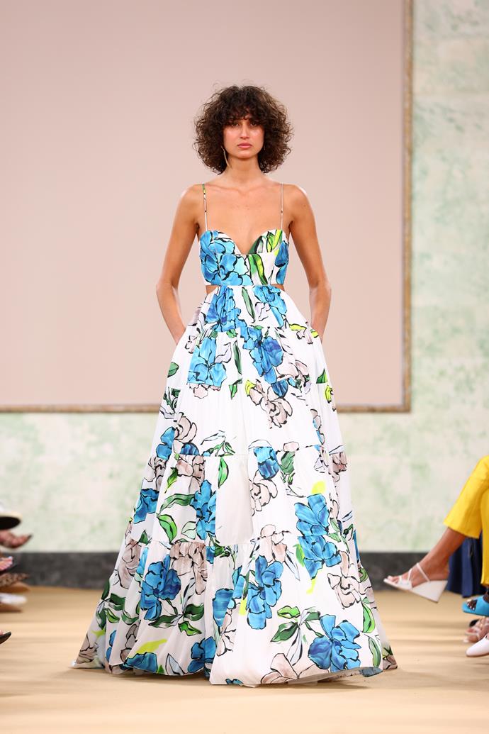 **[Botanical Tiered Midi Dress](https://ajeworld.com.au/collections/sculptura-23/products/botanical-tiered-midi-dress-cool-camellia|target="_blank"|rel="nofollow"), $595** 
