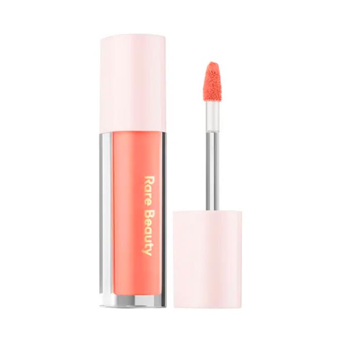 Stay Vulnerable Liquid Eyeshadow by Rare Beauty, $34 at [Sephora](https://www.sephora.com.au/products/rare-beauty-stay-vulnerable-liquid-eyeshadow/v/nearly-apricot|target="_blank"|rel="nofollow").