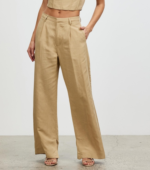 LOVER Ember Wide Leg Pants, $220 at [THE ICONIC](https://www.theiconic.com.au/ember-wide-leg-pants-1352330.html|target="_blank"|rel="nofollow") 
