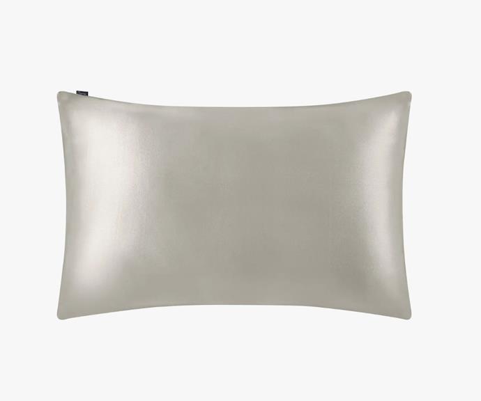 19 Momme Print Silk Pillowcase in Silvergrey, $62 at [Lilysilk](https://www.lilysilk.com/au/19-momme-terse-envelope-silk-pillowcase.html|target="_blank"|rel="nofollow")