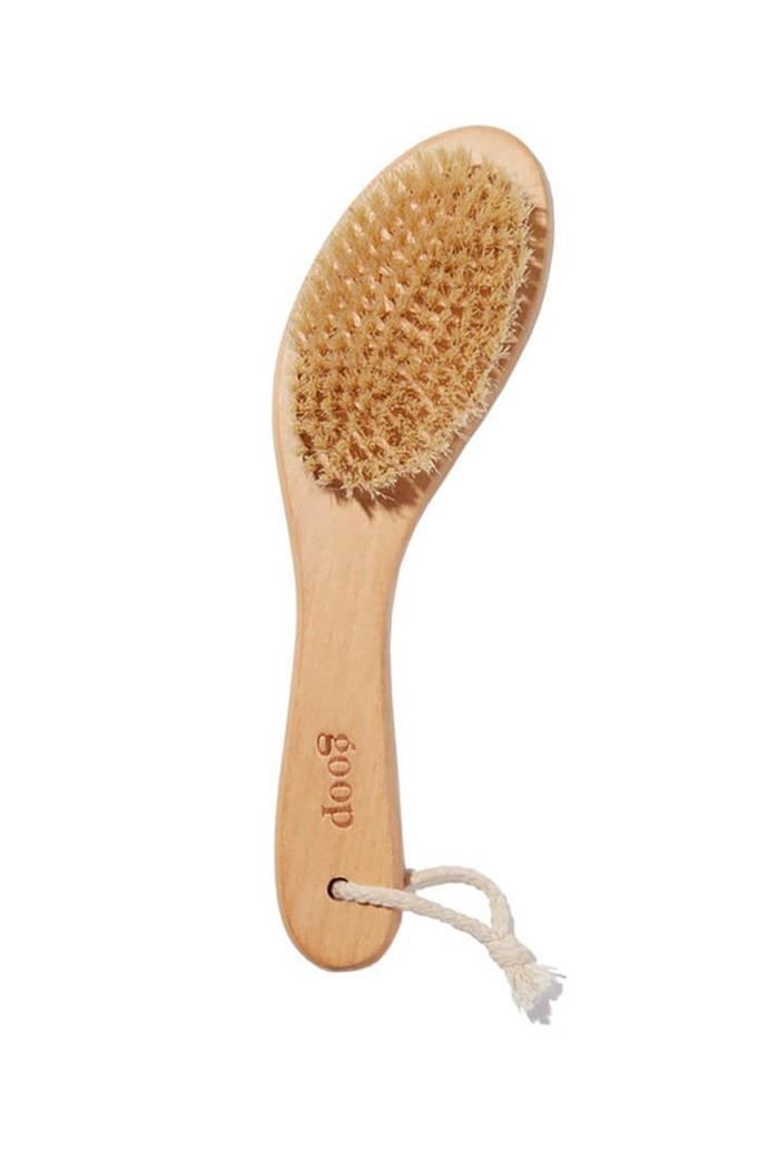 **Goop G.Tox Ultimate Dry Brush**, $30 at **[Mecca](https://www.mecca.com.au/goop/gtox-ultimate-dry-brush/I-047491.html|target="_blank"|rel="nofollow")**