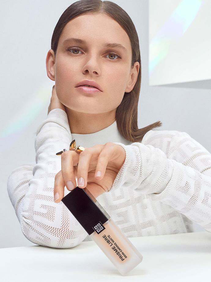 Givenchy's new Prisme Libre Skin-Caring Foundation offers luminous, matte coverage with the benefits of skincare.