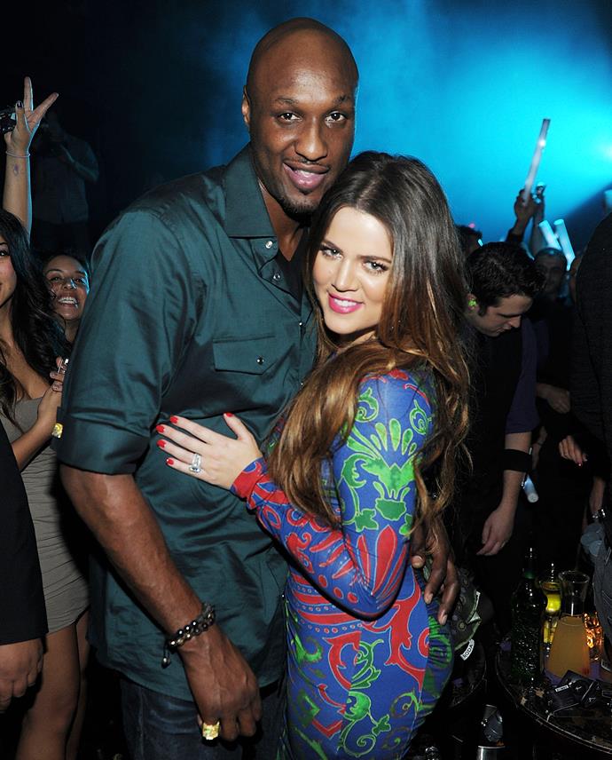 ***Lamar Odom***
<br><br>
It's no secret that Lamar Odom has experienced plenty of hardships in recent years, but his 2016 divorce with Khloé Kardashian was especially difficult—taking around three years to properly finalise. 
<br><br>
In 2015, Lamar suffered a crack cocaine-induced stroke at a brothel which left him in a life-threatening coma. Thankfully he made it through, and Khloé was by his side for a lot his recovery.