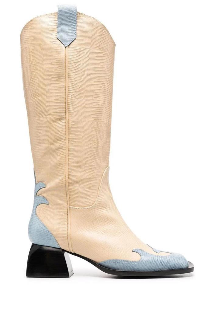 Nodaleto Colour-Block Knee-High Boots, $998 at [FARFETCH](https://www.farfetch.com/au/shopping/women/nodaleto-colour-block-knee-high-boots-item-18056292.aspx?storeid=12161|target="_blank"|rel="nofollow") 