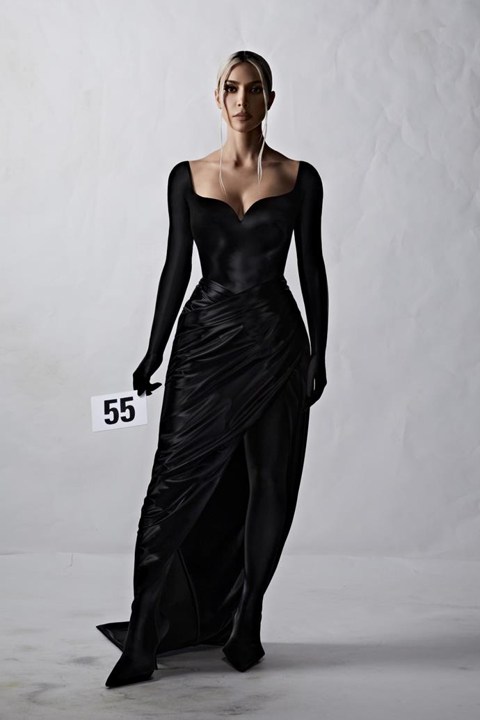 Kim Kardashian for Balenciaga FW/22 Haute Couture.