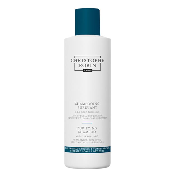 Purifying Shampoo with Thermal Mud by Christophe Robin, $49 at [Adore Beauty](https://www.adorebeauty.com.au/christophe-robin/christophe-robin-purifying-shampoo-with-thermal-mud-250ml.html|target="_blank"|rel="nofollow").