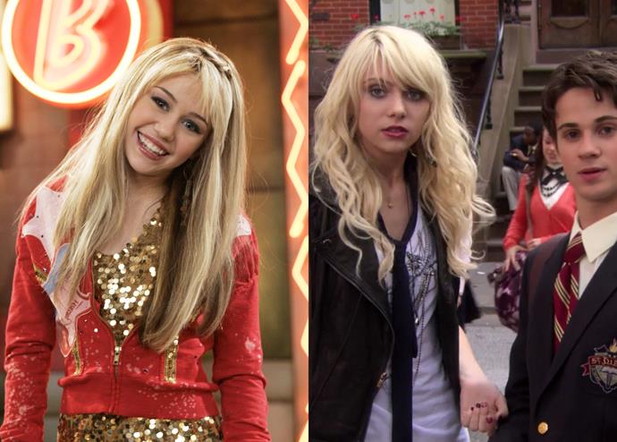 It's simply impossible to imagine a world without Miley Cyrus as *Hannah Montana*. The show was Cyrus' big break into stardom, and it makes us wonder what would've happened to the mega-celebrity in later years: Would we still have *Wreaking Ball*? Would we have been privy to Miley's iconic bun phase? We shudder to think of the alternative. 
<br><br>
But now, the casting director of *Hannah Montana*, Lisa London, has [given fans an unexpected glimpse](https://www.rollingstone.com/tv-movies/tv-movie-news/hannah-montana-casting-top-three-daniella-monet-taylor-momsen-1234577283/|target="_blank"|rel="nofollow") into that unknown world by revealing that another famous celebrity almost stepped into the role of the high schooler by day, superstar by night–Taylor Momsen. Yep, Jenny Humphrey from *Gossip Girl* was almost Hannah Montana and our brains need a second to take this in.
<br><br>
In addition, London told *Rolling Stone* that Cyrus and Momsen were joined by *Victorious* star, Daniella Monet as as the final three contenders for the role. Consider our minds blown.