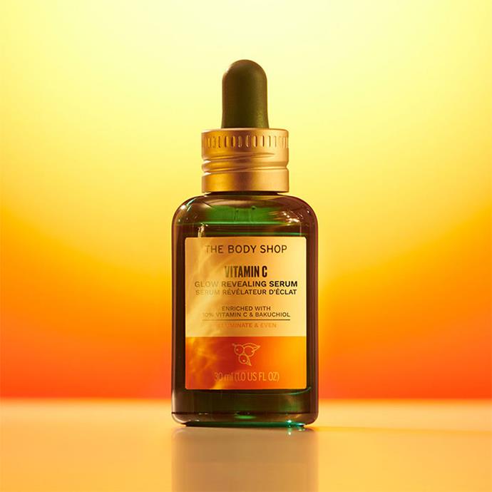 The superstar of your Vitamin C routine: The Body Shop's Vitamin C Glow Revealing Serum, 30mL, $52.