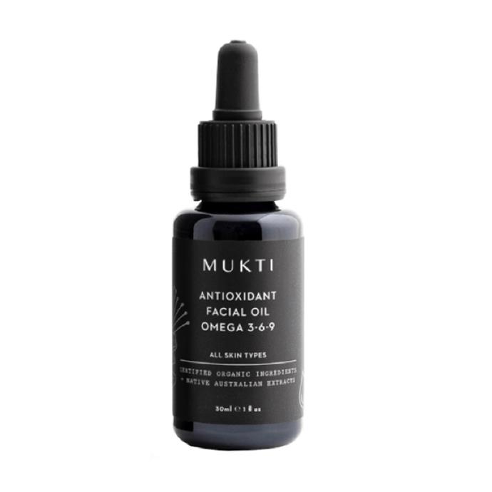 **Antioxidant Facial Oil Omega 3-6-9 by Mukti Organics**
<br><br>
Suitable for all skin types, Mukti Organics Antioxidant Facial Oil boasts a formula rich in rosehip oils, sea buckthorn, chia seeds and hemp seed oil's favourite omega fatty acids 3, 6 and 9. Working to reduce pigmentation, this formula is also made without preservatives or any skin-damaging nasties.
<br><br>
*Antioxidant Facial Oil Omega 3-6-9 by Mukti Organics, $74.95 at [Adore Beauty](https://www.adorebeauty.com.au/mukti-organics/mukti-organics-antioxidant-facial-oil-omega-3-6-9-30ml.html|target="_blank"|rel="nofollow").*
