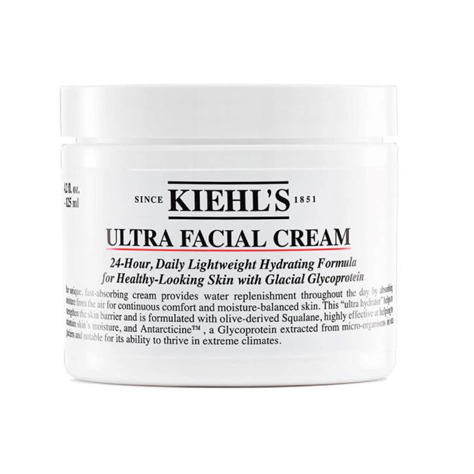 Ultra Facial Cream by Kiehl's, $52 at [Adore Beauty](https://www.adorebeauty.com.au/kiehls/kiehl-s-ultra-facial-cream.html|target="_blank"|rel="nofollow").
