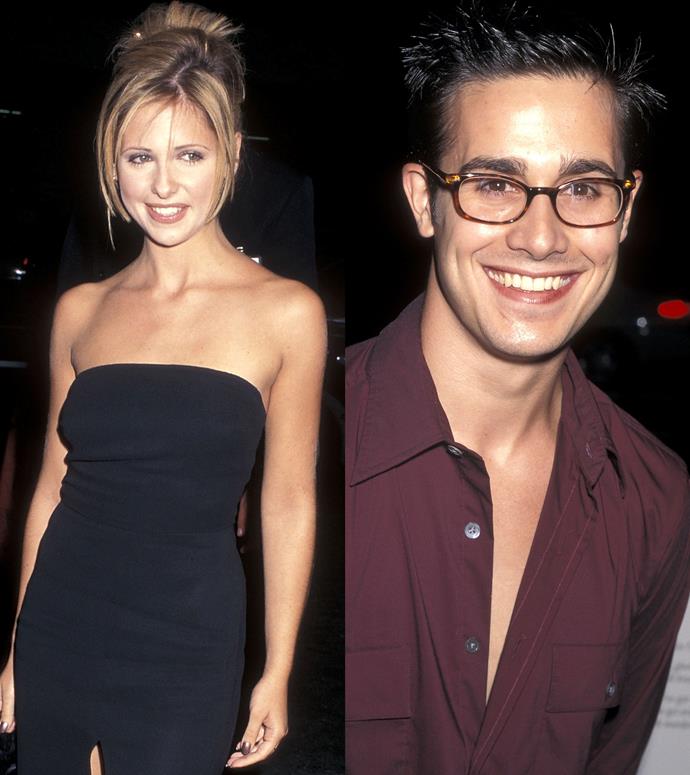 **1997**
<br><br>
Gellar and Prinze first met on the set of *I Know What You Did Last Summer*, which released in 1997. While they were amicable co-stars at the time, it would be several years before they realised there was a romantic spark between them.