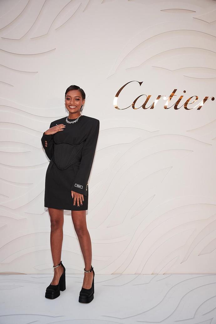 Sophia Wilde at the Cartier opening party in Sydney.