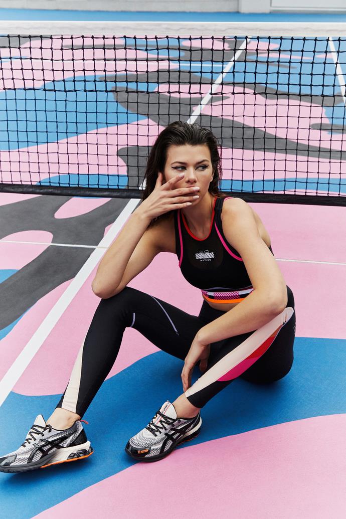 **Who:** ASICS x P.E NATION <br><br>
**What:** A retro capsule collection featuring sportswear and footwear inspired by old school track & field.  
<br><br>
**Where:** A nostalgic nod to the late 2000s runner aesthetic, available to shop online [here](https://www.asics.com/au/en-au/pe-nation/c/au80174000/|target="_blank"|rel="nofollow"). 
<br><br>
**Why:** When you think of retro sports culture, you think bright pops of colour, oversized jackets and sleek leggings — all of which form the base of this highly-limited collection. It's technical footwear meets street style and it's the one thing you'll want to be wearing head-to-toe for your next workout. The collaboration has reimagined ASICS' iconic Gel-Quantum sneaker with an clear fashion-forward edge and are designed to be worn anywhere and everywhere. This capsule is already starting to sell out, so you'll want to get a move on.